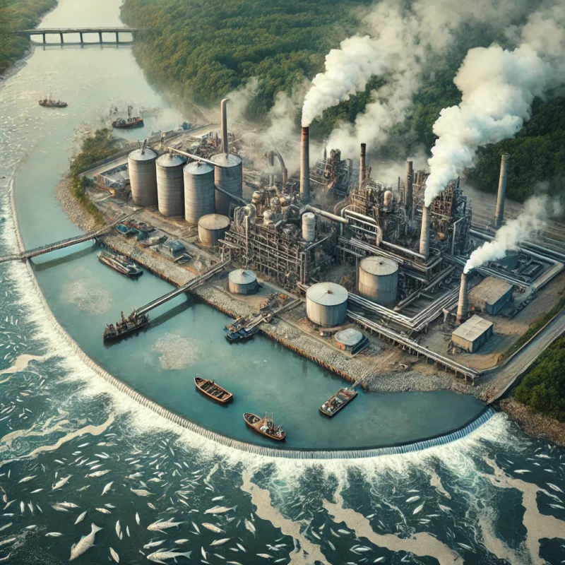 Image of termal pollution