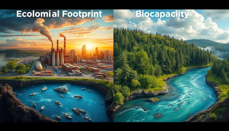 ecological footprint vs biocapacity